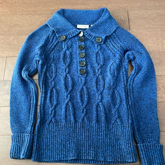 DKNY Jeans Blue Knit Sweater - Picture 2 of 7